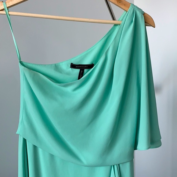 Flattering drape one shouldered BCBG dress | Size0 - Picture 2 of 7